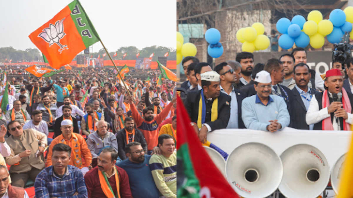 Delhi Elections: दिल्ली में थमा चुनाव प्रचार का शोर, 1 करोड 55 लाख वोटर्स करेंगे AAP-BJP के भाग्य का फैसला
