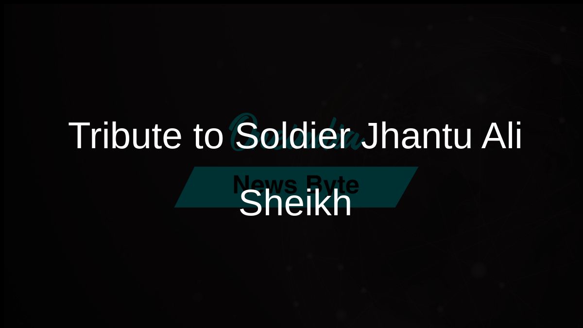 Fallen West Bengal Soldier Havildar Jhantu Ali Sheikh Receives Honours