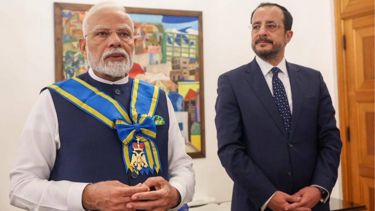 भारत के लिए गर्व का पल! Cyprus ने PM Modi को किया सर्वोच्च नागरिक सम्मान से सम्मानित
