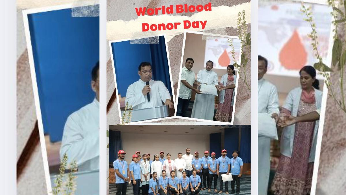 World Blood Donor Day: विश्व रक्तदान दिवस पर फातिमा हॉस्पिटल में आयोजित हुआ खास कार्यक्रम, फादर ने की यह अपील