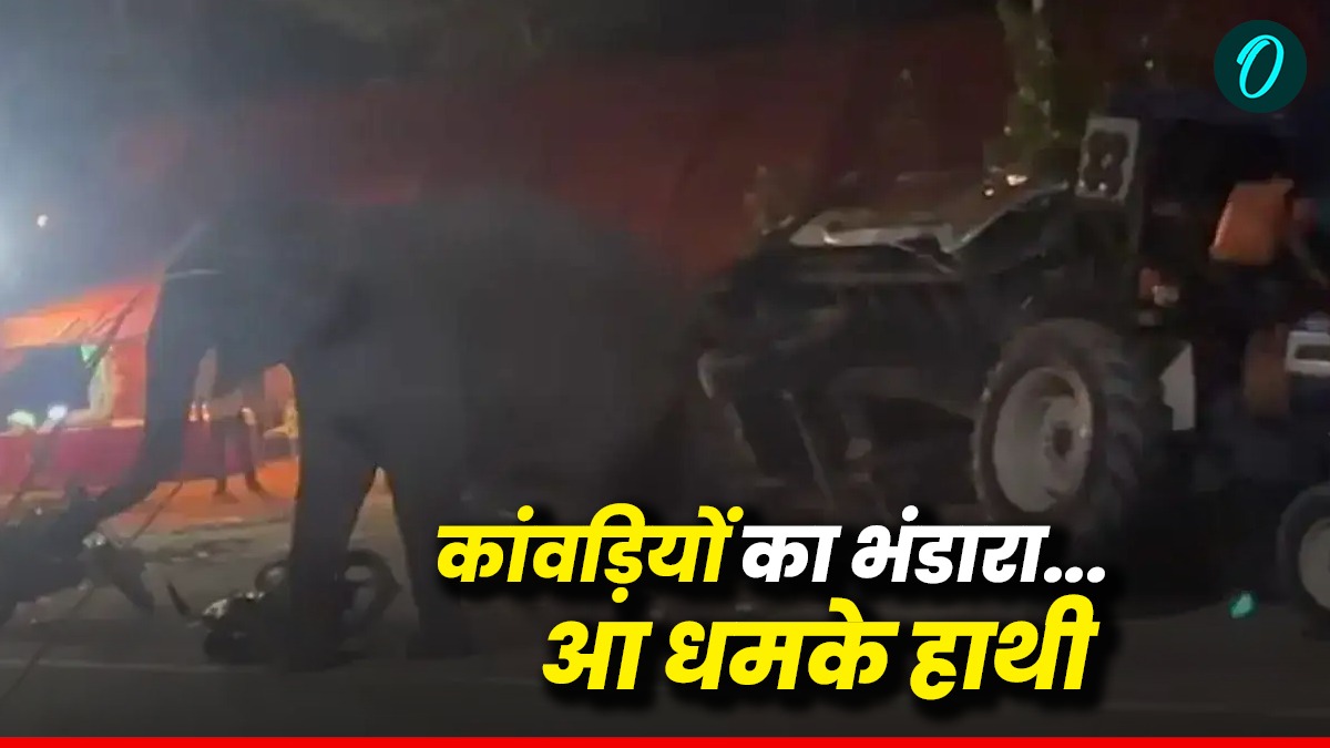 Dehradun news: कांवड़ियों के भंडारे की चल रही थी तैयारी, अचानक जंगल से निकलकर आए दो हाथी, फिर मचाया तांडव