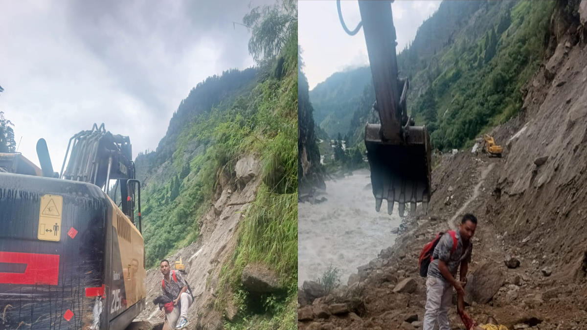 उत्तरकाशी में एक और बड़ा हादसा, डबरानी इलाके में गंगोत्री हाईवे पर पहाड़ी से मलबा गिरने से दो लोग दबे