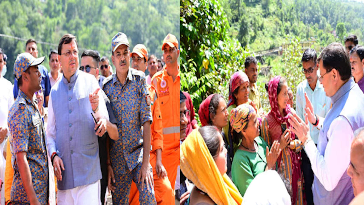चमोली जिले के आपदा क्षेत्रों में ग्राउंड जीरो पर सीएम धामी, प्रभावित परिवारों को 5-5 लाख की सहायता राशि