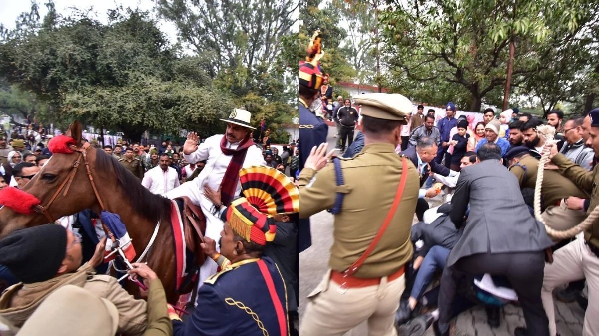 उज्जैन में आनंदोत्सव के दौरान सीएम मोहन यादव के साथ बड़ा हादसा टला! घोड़े पर सवारी करते वक्त बिगड़ा संतुलन