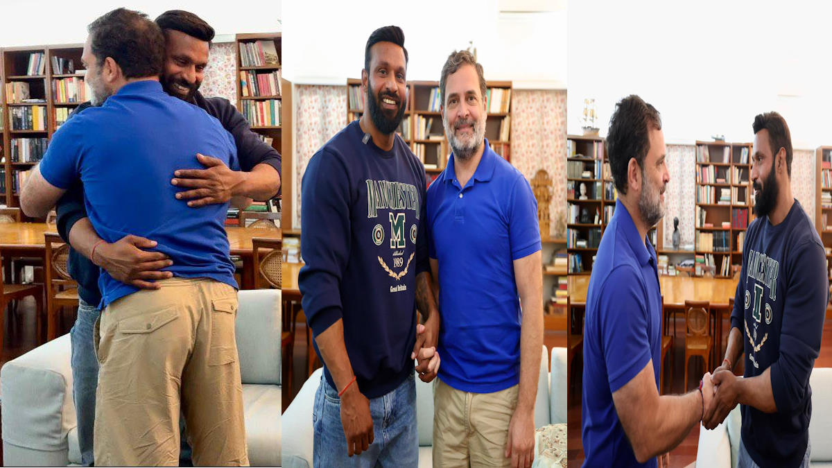 जानिए कौन है मोहम्मद दीपक, जिन्हें राहुल गांधी ने घर बुलाकर लगाया गले, क्यों और क्या हुई बात