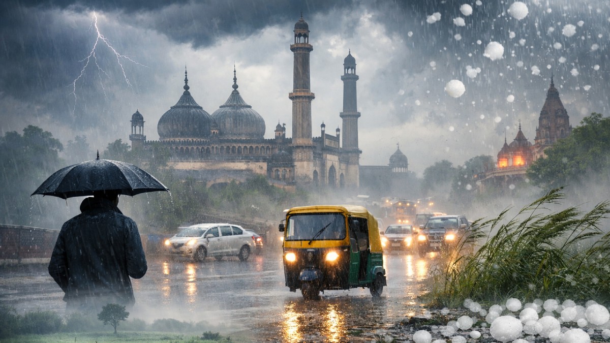 Uttar Pradesh Weather Alert: कोहरे की चादर में लिपटा Lucknow-Noida! UP के 10 शहरों में कहां बारिश-कहां ओले?