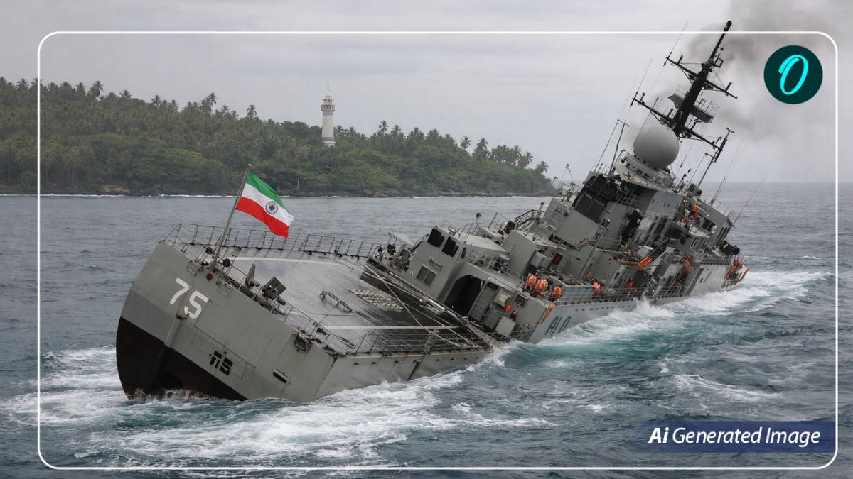 Iranian Warship IRIS Dena:  श्रीलंका के तट पर डूबा ईरानी युद्धपोत, क्या है ‘आईरिस डेना’? क्यों माना जाता है इस