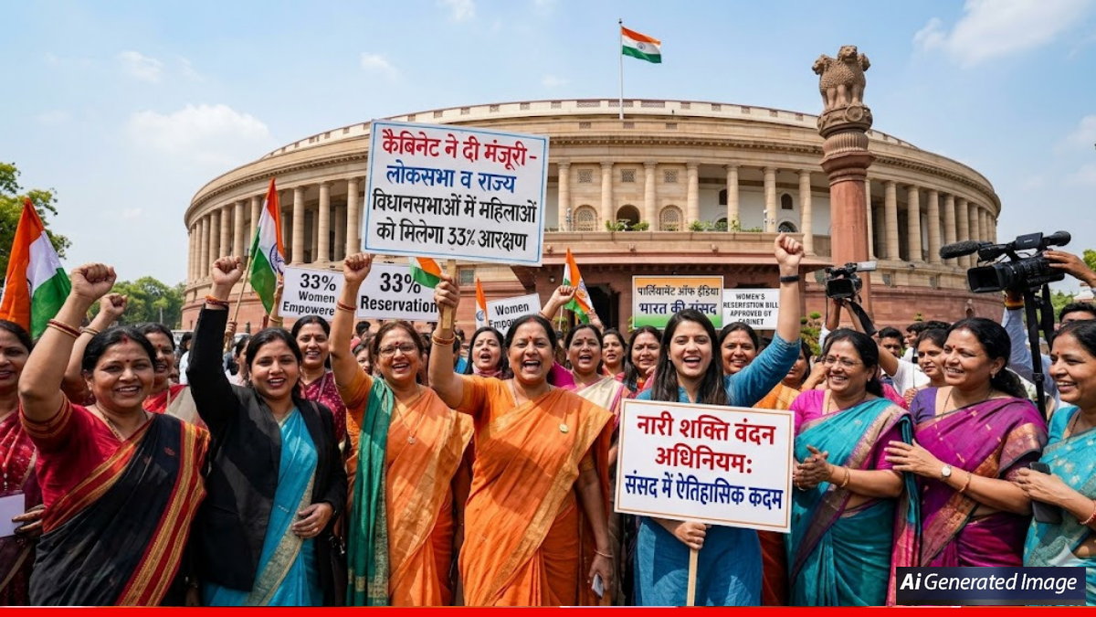 लोकसभा व राज्य विधानसभाओं में बढ़ेगा महिलाओं का प्रति‍निधित्‍व, कैबिनेट ने 33% आरक्षण के संशोधन को दी मंजूरी