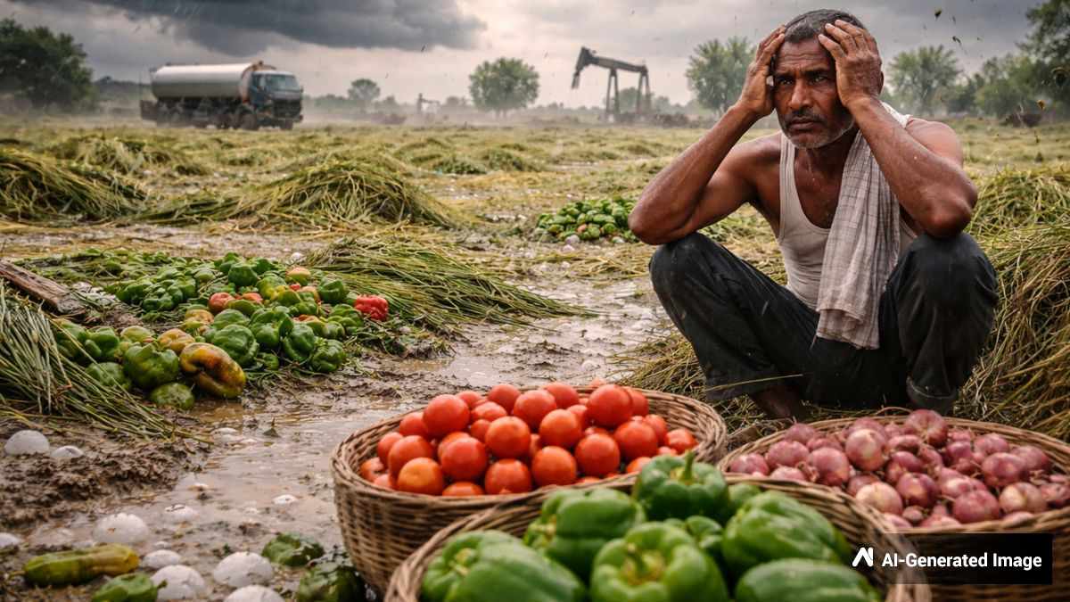 Crop Damage: मिडिल ईस्ट संकट और बेमौसम बरसात से पड़ेगी महंगाई की दोहरी मार, गेंहू से लेकर फलों तक की फसल बर्बाद