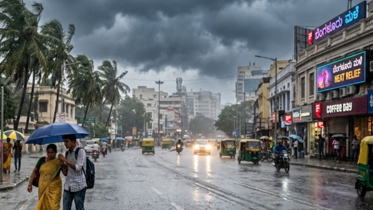 Bengaluru Weather: तपती गर्मी से लोगों को मिली राहत, बेंगलुरु में तूफानी हवाओं के साथ हुई झमाझम बारिश