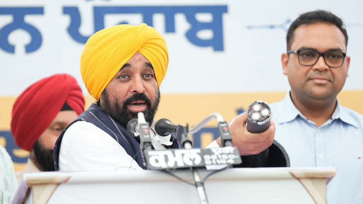 पंजाब में इंफ्रास्ट्रक्चर सुधार: खेतों से हटेंगे ओवरहेड बिजली तार, CM मान ने सतोज गांव में किया काम का शुभारंभ