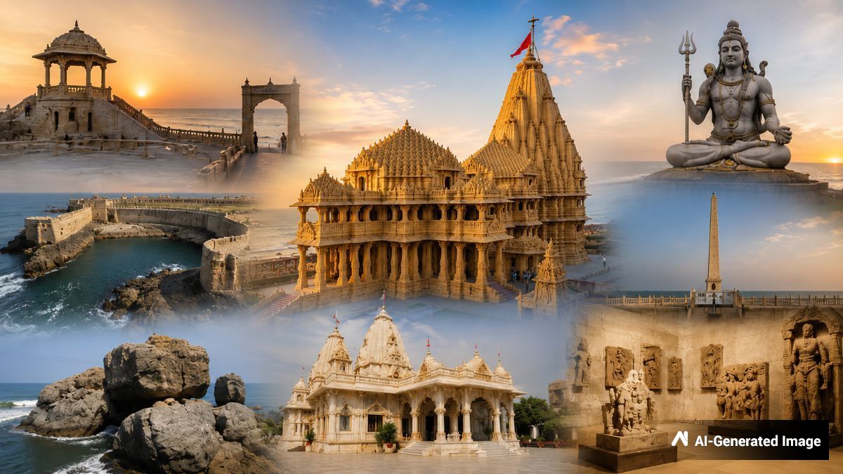 सोमनाथ दर्शन के बाद न करें ये 7 जगह मिस, त्रिवेणी संगम से भालका तीर्थ तक की खूबसूरती जीत लेंगी आपका दिल!