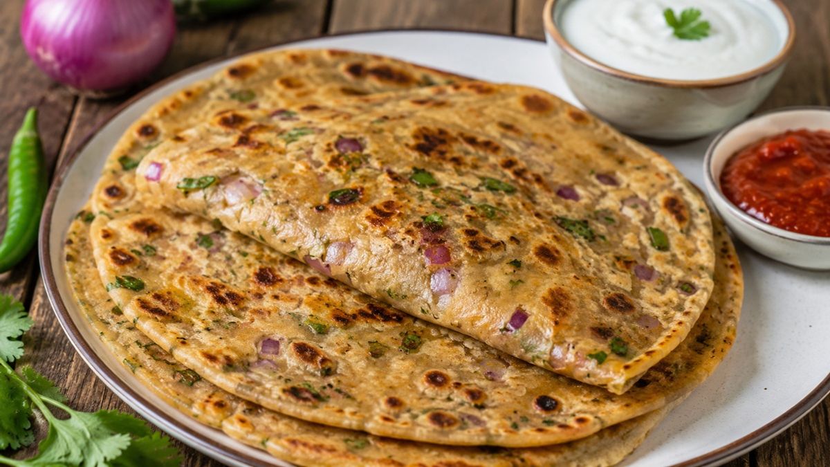 Easy Breakfast Ideas: रोज-रोज पराठे और चीले से हो गए हैं बोर? ट्राई करें मसाला प्याज रोटी, हेल्दी और टेस्टी