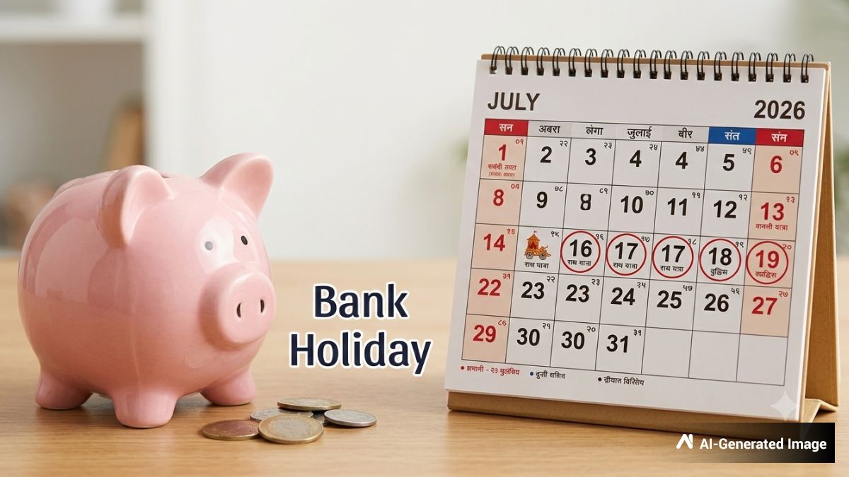 Bank Holiday This Week: इस सप्ताह 4 दिन बंद रहेंगे बैंक, चेक कर लें छुट्टियों की पूरी लिस्ट