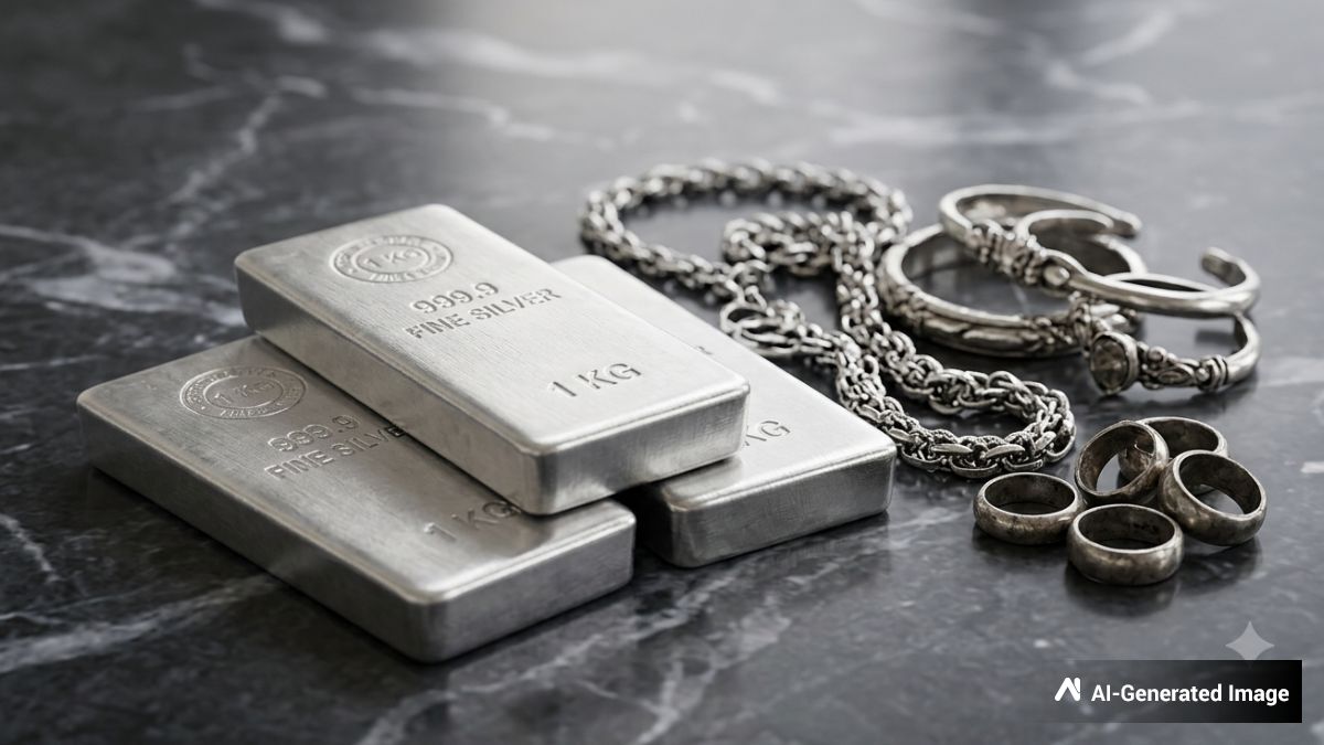 Silver Price Today: चांदी की कीमतों में फिर आया उछाल, कितना हुआ आपके शहर में 1 किलो सिल्वर का भाव?