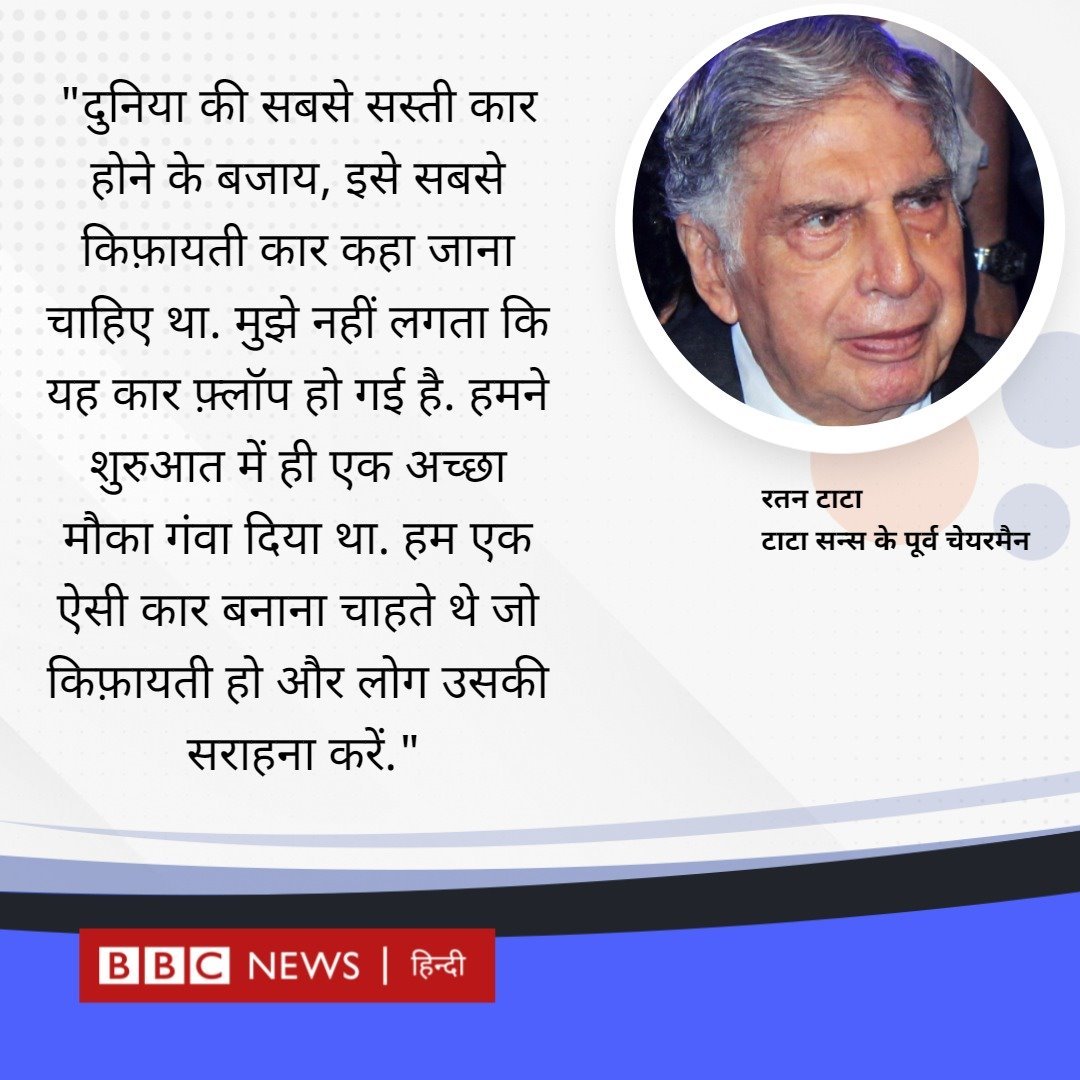 नैनो की कामयाबी का रतन टाटा का अधूरा ख़्वाब क्या 'नए अवतार' में पूरा होगा?