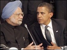 Barack Obama with Manmohan Singh Barack Obama with Manmohan Singh