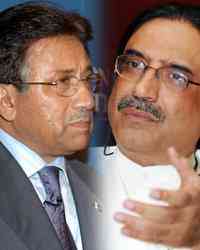 Zardari Musharraf 