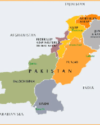 Pakistan map