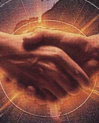 Joining hands for business