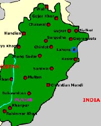 Punjab Map