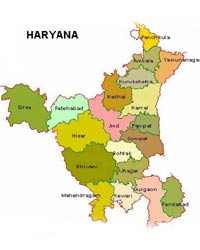 Haryana map