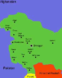 kashmir map
