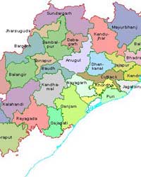 Orissa Map