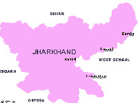 Jharkhand Map Jharkhand Map