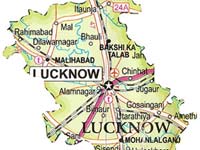 Lucknow Map Lucknow Map