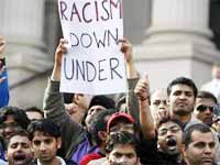 Indian students protest in Oz Indian students protest in Oz