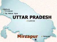 Uttar Pradesh map Uttar Pradesh map