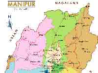 Manipur Map Manipur Map