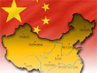 China Map Flag China Map Flag