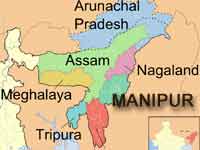 Manipur Map Manipur Map