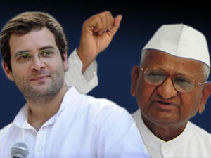 Rahul Gandhi, Anna Hazare Rahul Gandhi, Anna Hazare