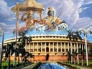 Uproar in Parliament over 'Bhagvad Gita' Uproar in Parliament over 'Bhagvad Gita'
