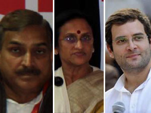 Pramod Tiwari. Rita Bhuguna, Rahul Gandhi Pramod Tiwari. Rita Bhuguna, Rahul Gandhi
