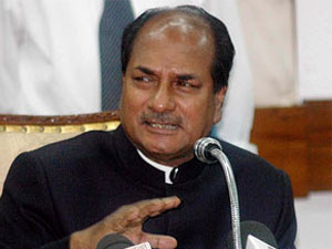 Defense Minister A K Antony Defense Minister A K Antony