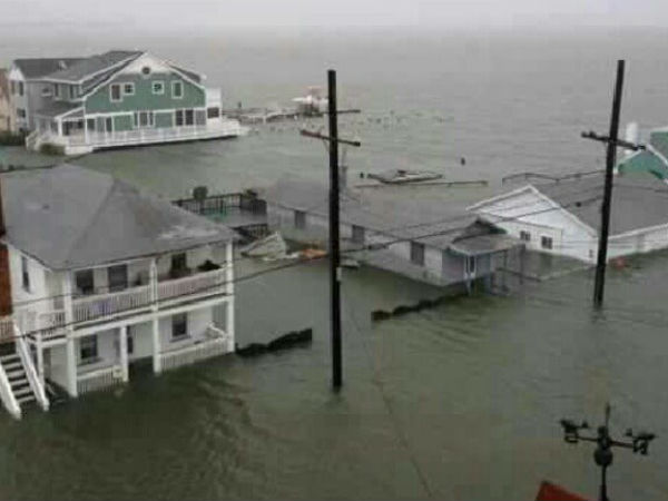 सैंडी ने मचाई तबाही