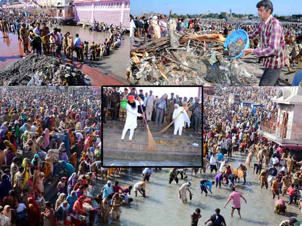 Dera Sacha Sauda volunteers to 'save' Ganga in Uttarakhand Dera Sacha Sauda volunteers to 'save' Ganga in Uttarakhand