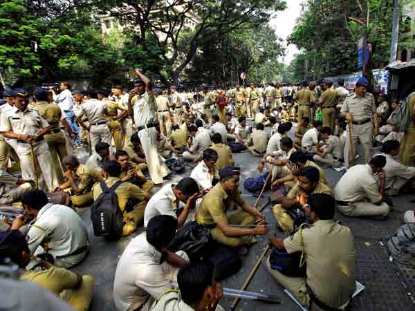 मातोश्री के बाहर सुरक्षा