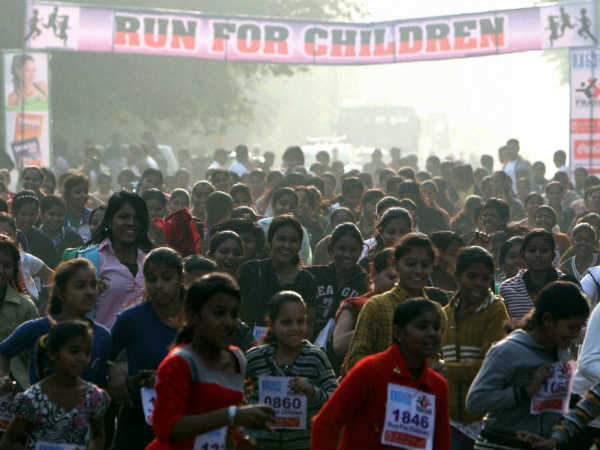 बच्‍चों के लिये दौड़ी दिल्‍ली 