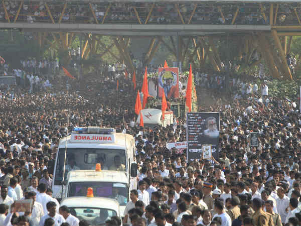 बाला साहब की अंतिम यात्रा 
