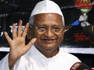 Social activist and Gandhian Anna Hazare Social activist and Gandhian Anna Hazare