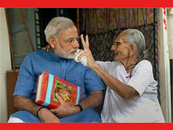 नरेन्द्र मोदी-हीराबेन
