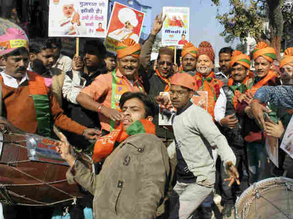 मुस्लिम बहुल इलाकों में भी मोदी