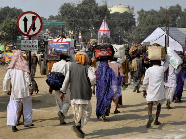 श्रद्धालुओं के ठहरने के लिए व्‍यापक प्रबंध किये गये हैं