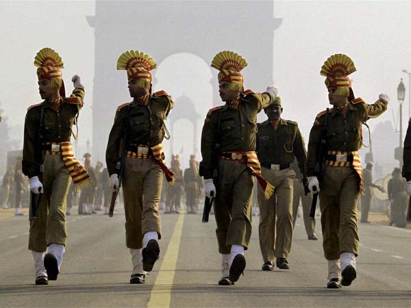 ताल से ताल मिलाते सिपाही