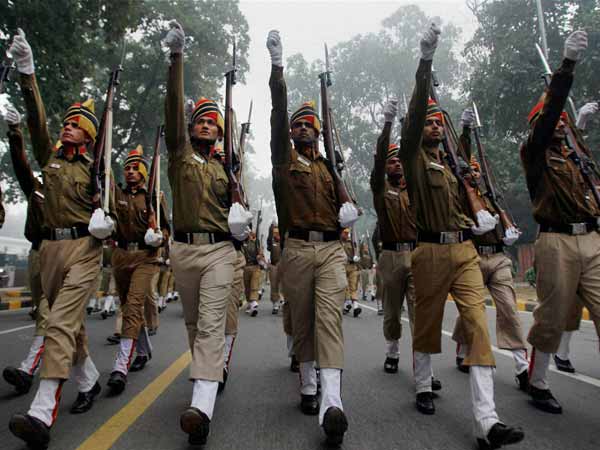 ताल से ताल मिलाते सिपाही